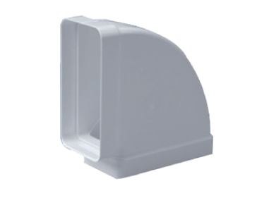 Codos rectangulares horizontales de 90°